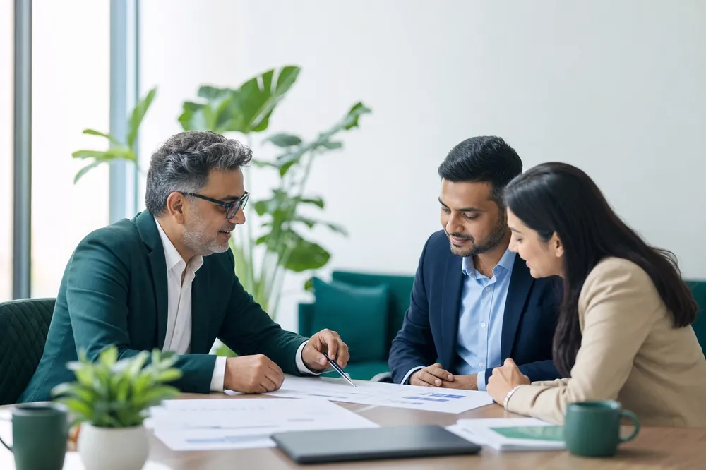 Business owner choosing a digital marketing agency